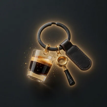 Extra Shot Keyring