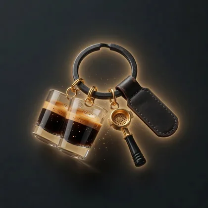 Double Shot Keyring